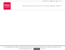 Tablet Screenshot of pixx-agentur.de